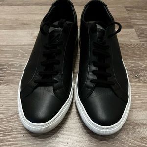 Common Projects Achilles Low - Black/White - EU Size 42/Mens US 9